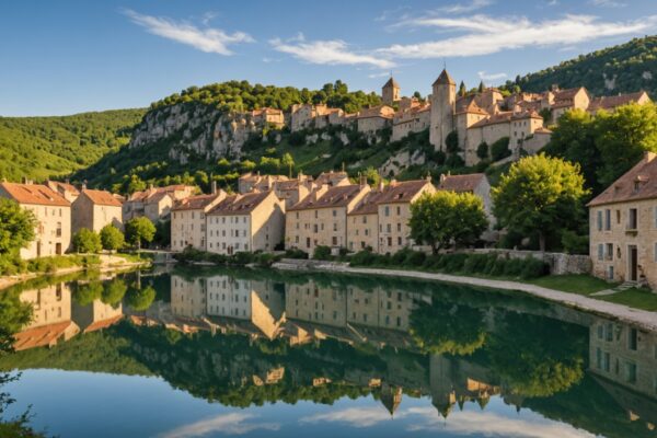 Roquefort-sur-soulzon aveyron : village et terroir avec le camping lac aux oiseaux
